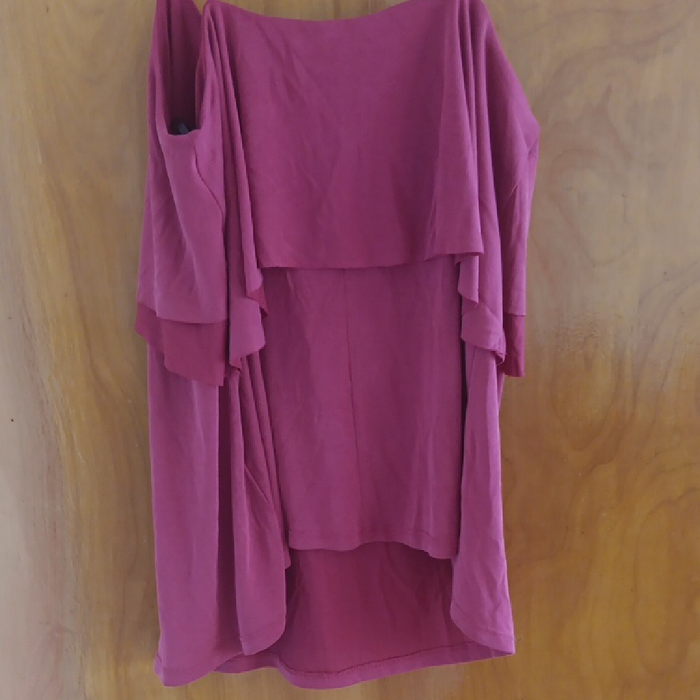 Anthropologie Pink Asymmetrical Tiered Camisole - Picture 5 of 5